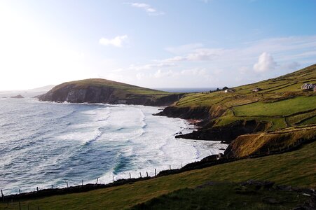 Sun landscape bay photo