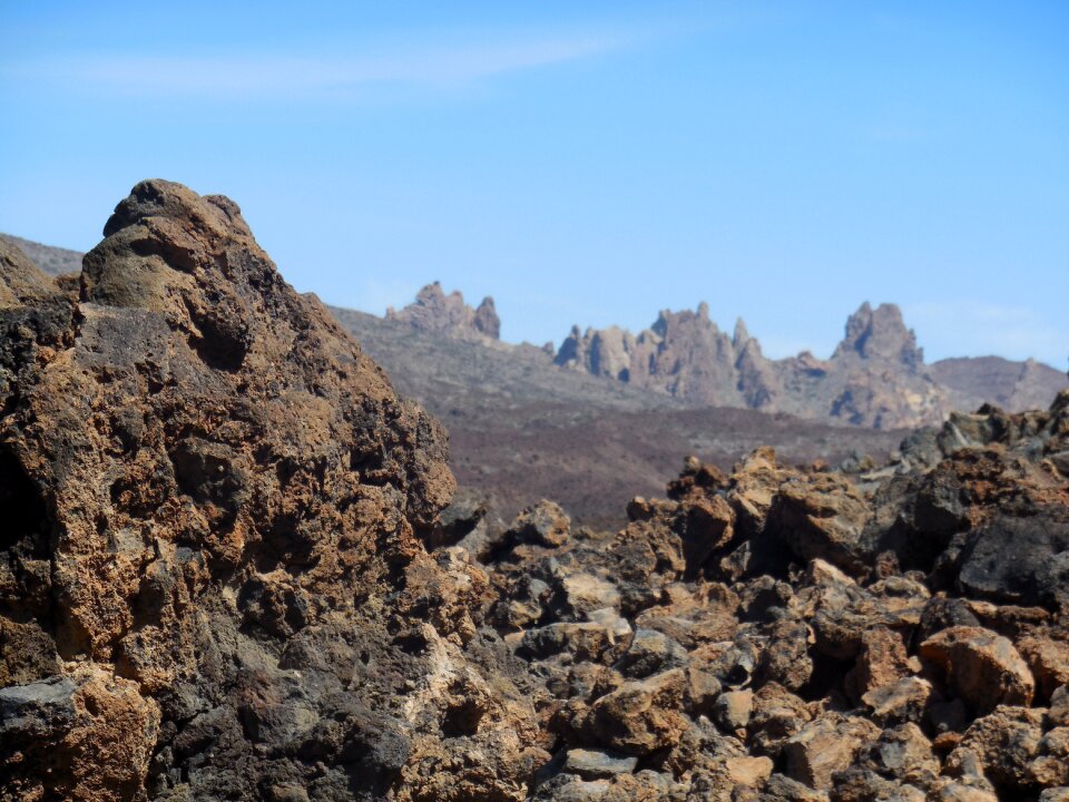 Teide rock sea rock