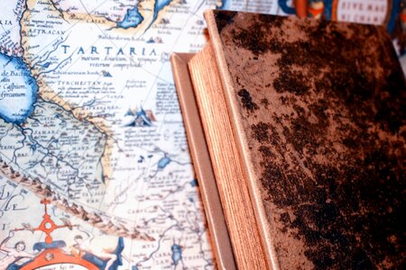 Map classic north america