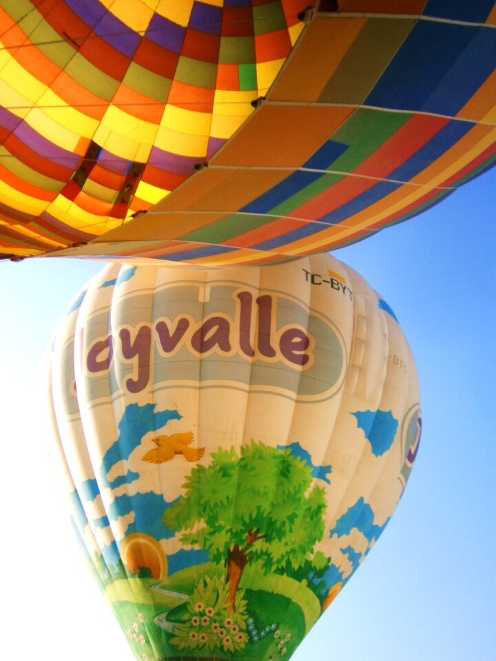 Cappadocia hot air balloon ride colorful