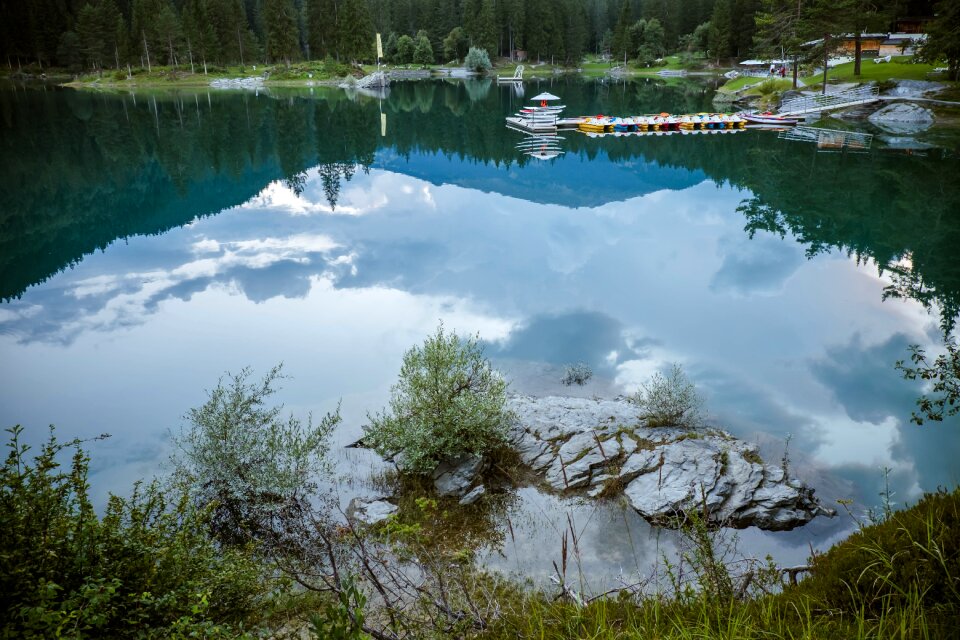 Caumasee pedal boat pedalo