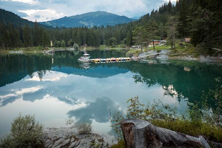 Caumasee crap sogn gion pedal boat