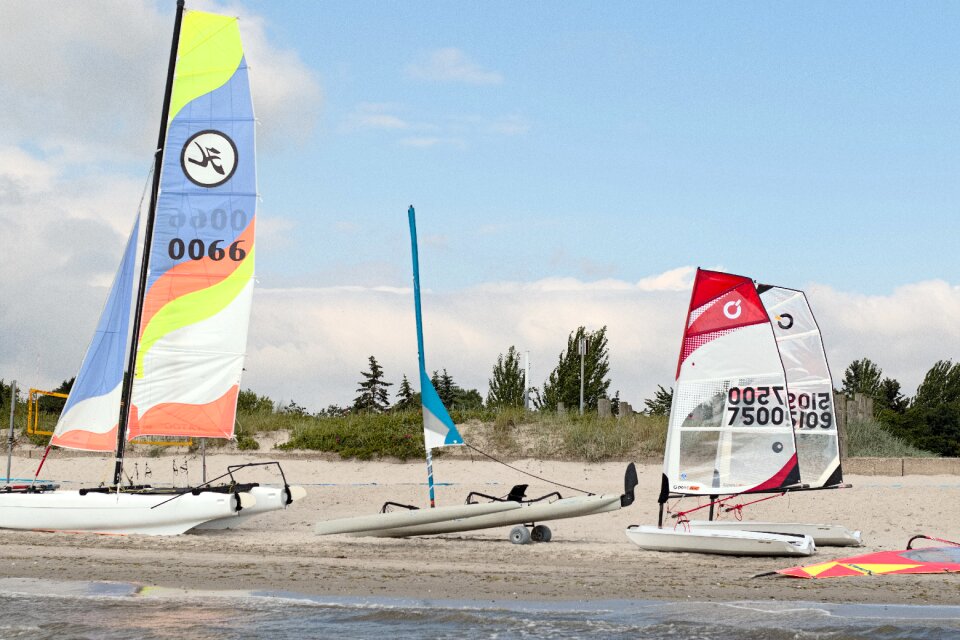 Boat sailing boat baltic sea