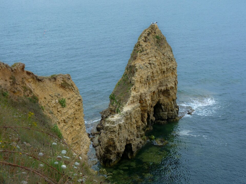 Landing pointe du hoc cliff