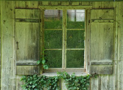 Window looking outside old