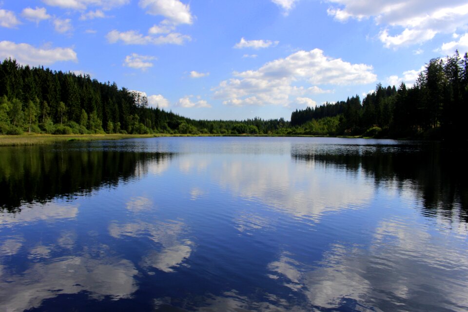 Landscape lake sky