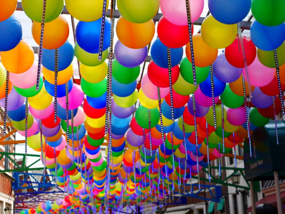 Vivid street decoration