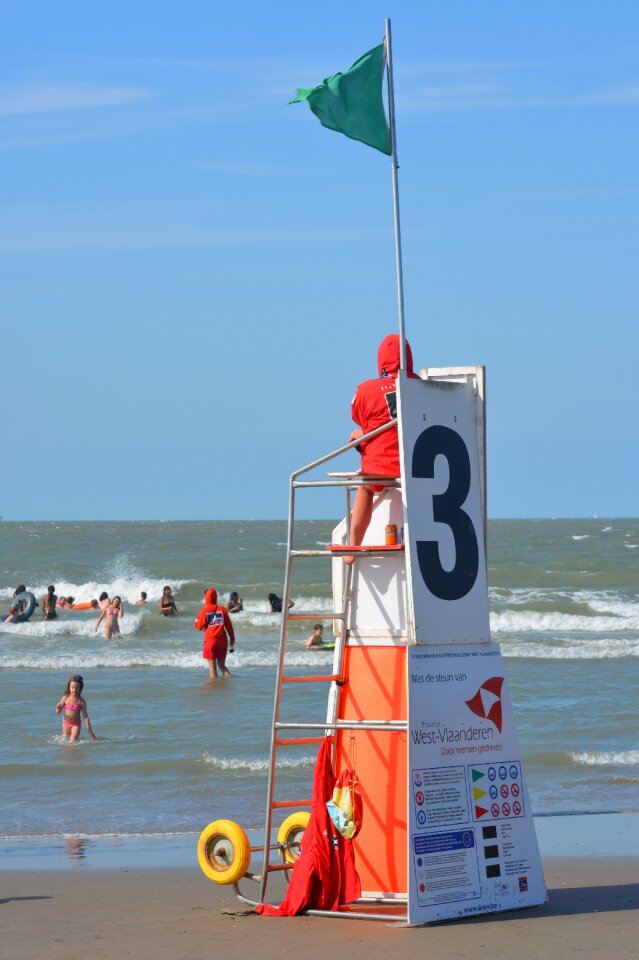 Beach holiday rescuer