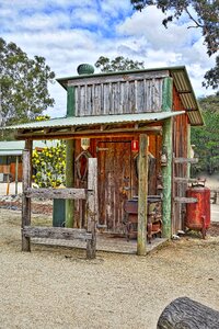 Outdoor wooden building