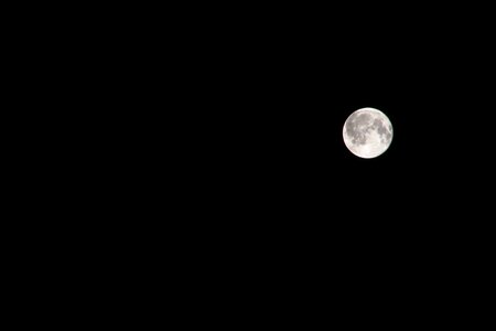 Close up astronomy lunar landscape photo
