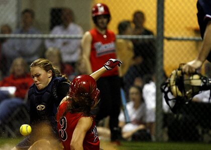 Sliding scoring run photo