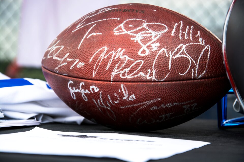 Sports signature signature quarterback