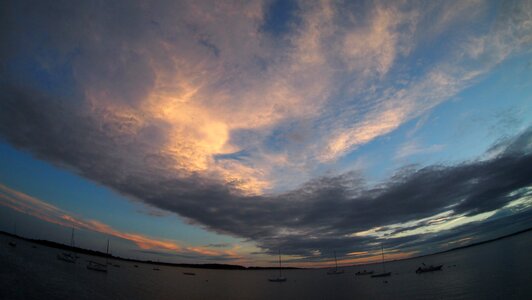 Sky abendstimmung clouds photo