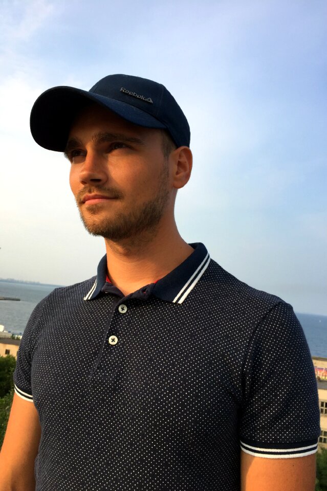 Summer young man cap
