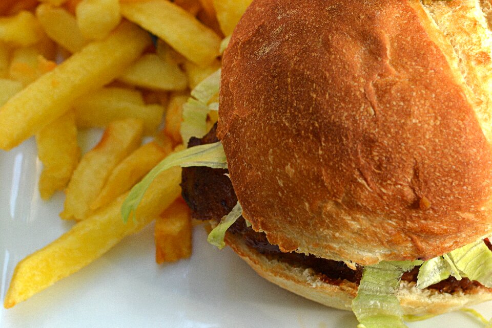 Roll pistolet french fries