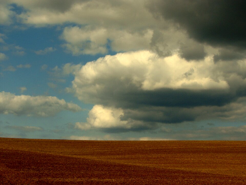 Clouds sky landscape