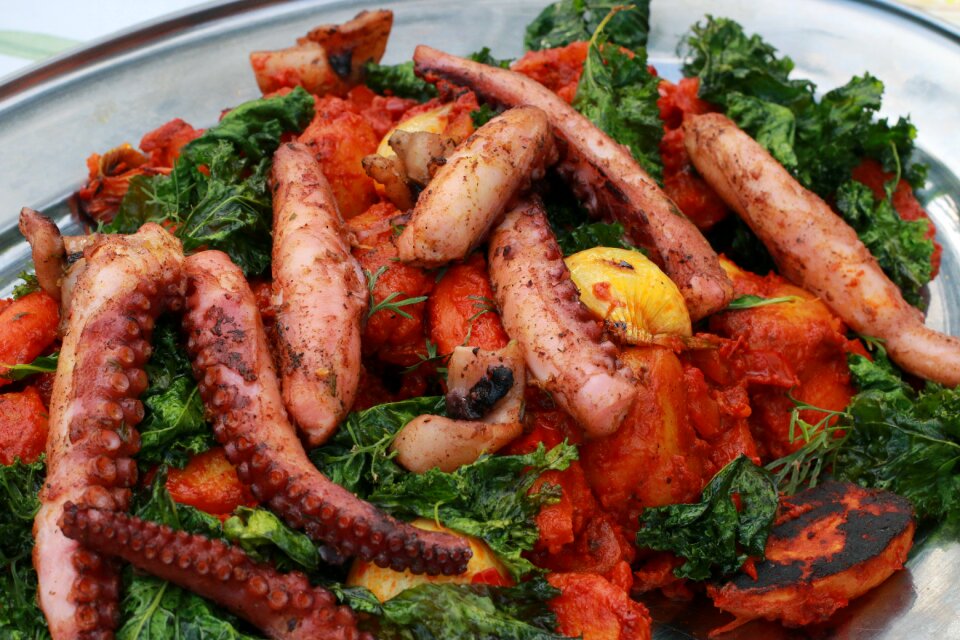 Grill seafood tyhjiökypsennys