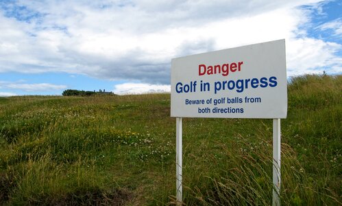 Dangerous sport warning