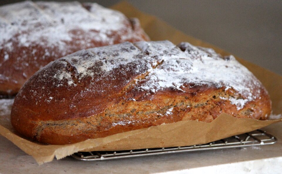 Baked crispy fresh
