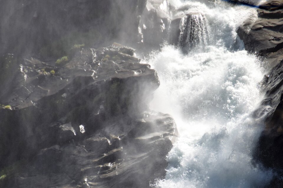 Water mountains krimml waterfalls