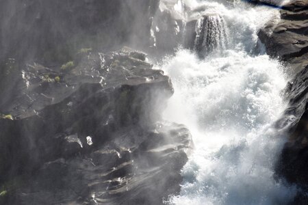 Water mountains krimml waterfalls
