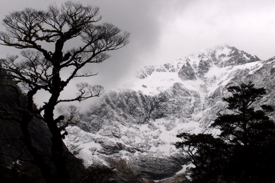 Mountain snow