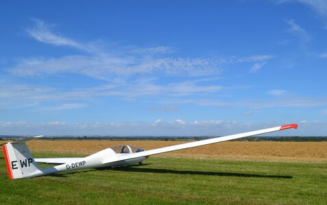 Flight cockpit gliding photo