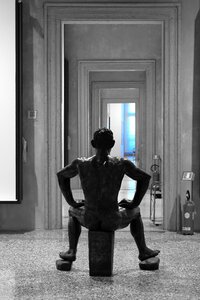 Venice museum statue