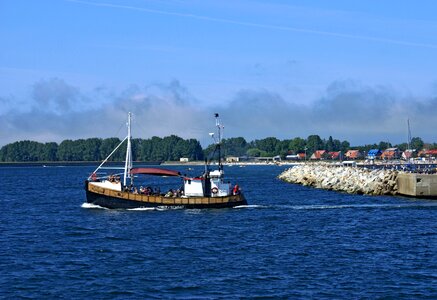 Port the baltic sea the coast photo