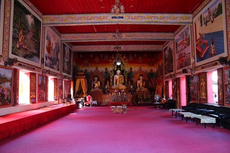 Temple complex buddhist temple sanctuary photo