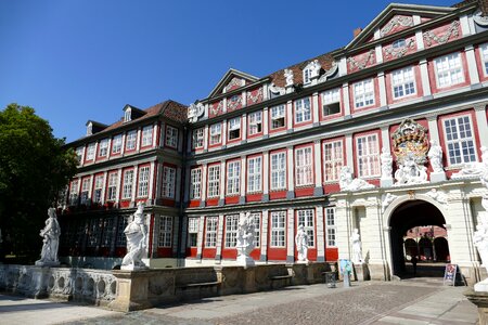 Stone figures building germany