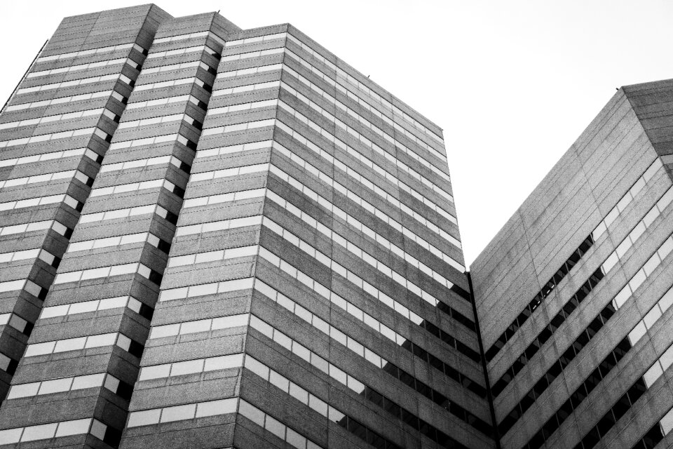 Business building sky perspective