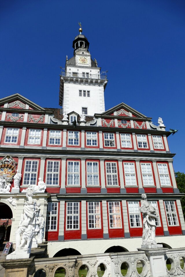 Stone figures building germany