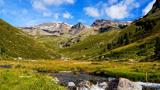 Mountain landscape south tyrol alpine photo