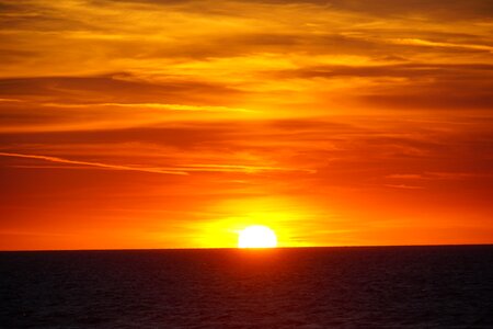 Sunset sunset sea romance photo