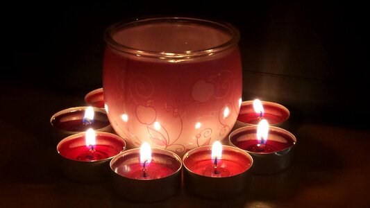 Candle romantic love
