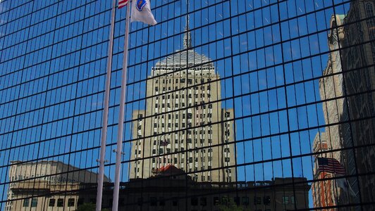 Port city sky building
