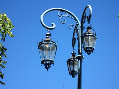 Lamp iron lanterns photo