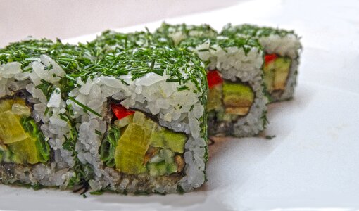 Sesame wasabi food