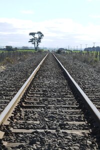 Railway rail transportation photo