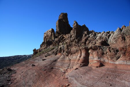 Lava canary islands volcanic rock photo