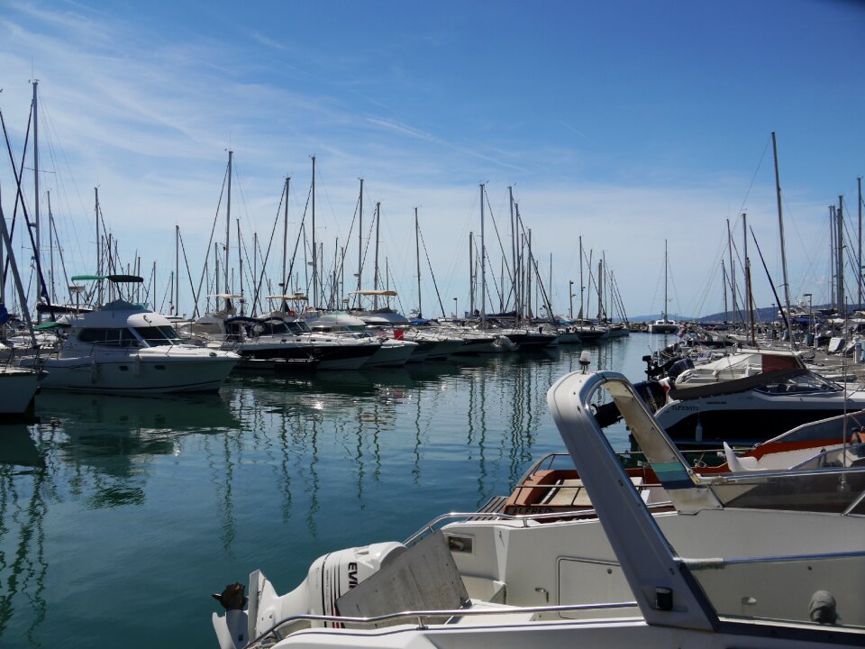 France marina sailing boats