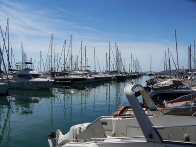 France marina sailing boats photo