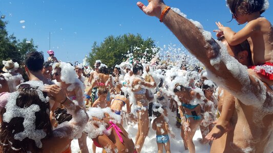 Foam party sardinia