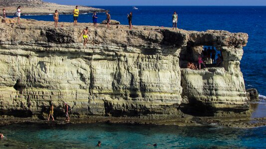Geology cliff rock