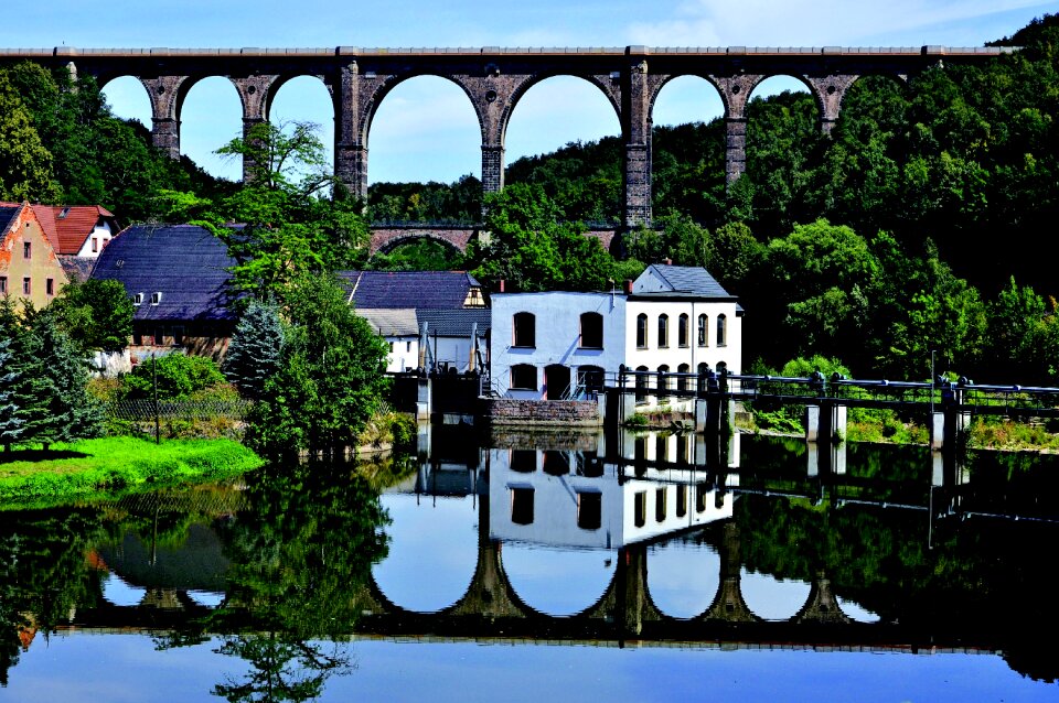 Viaduct mulde saxony