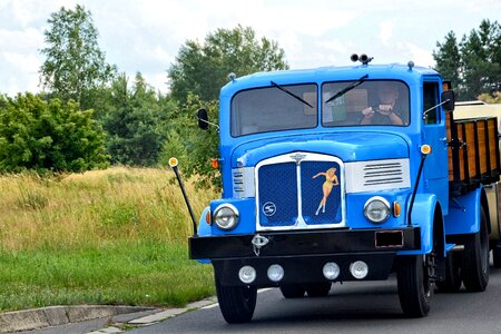 Oldtimer commercial vehicle old truck