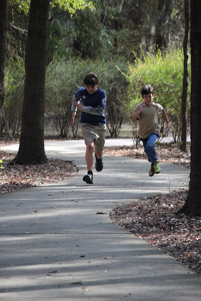 Active male trail photo