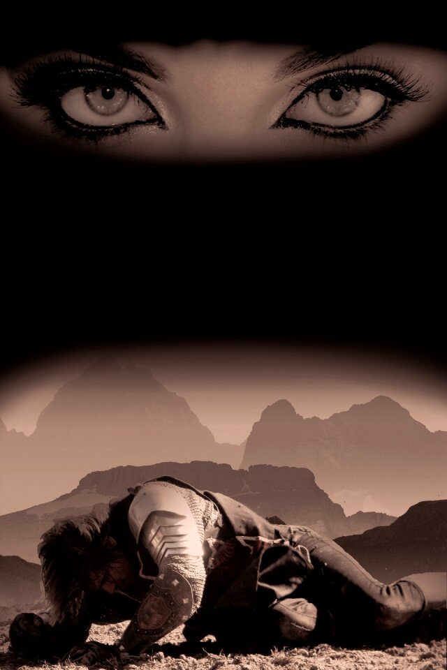 Fall eyes mountain