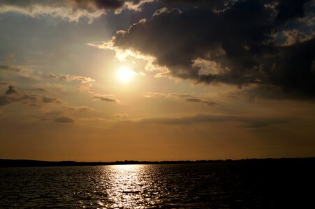 Sunset sea twilight
